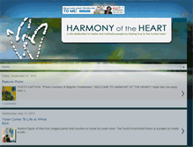 Tablet Screenshot of harmonyoftheheart.com